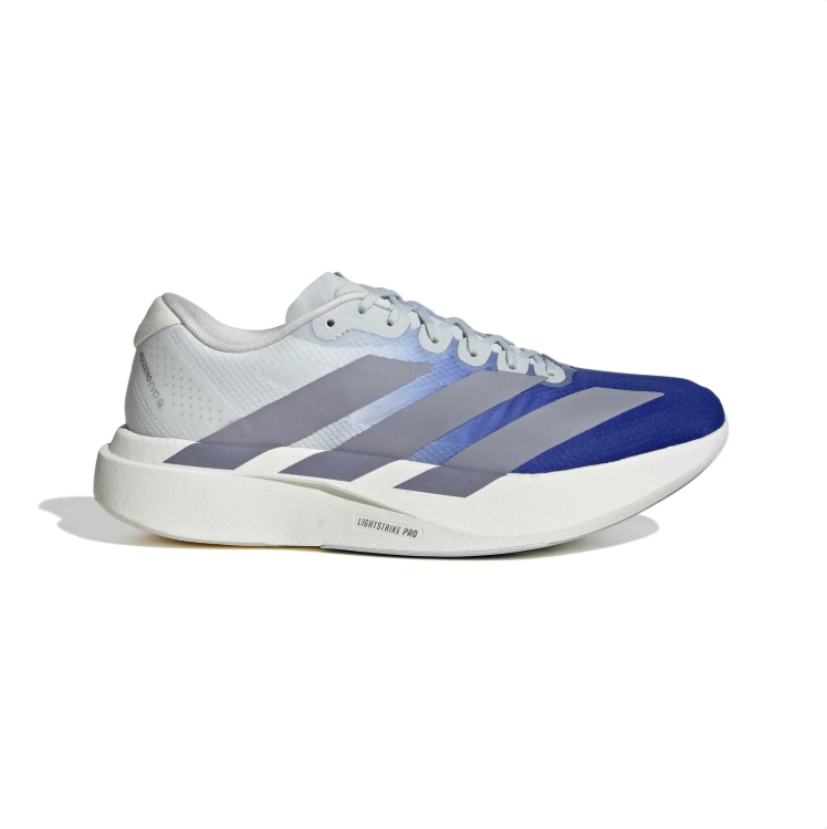 Adidas White & Royal Blue Low-Top Gradient Sneakers