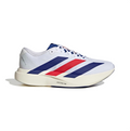 Adidas White & Navy Low-Top Colorblock Sneakers