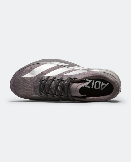 Adidas Charcoal Grey & Silver Low-Top Mesh Sneakers