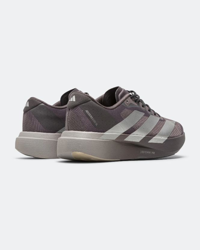 Adidas Charcoal Grey & Silver Low-Top Mesh Sneakers