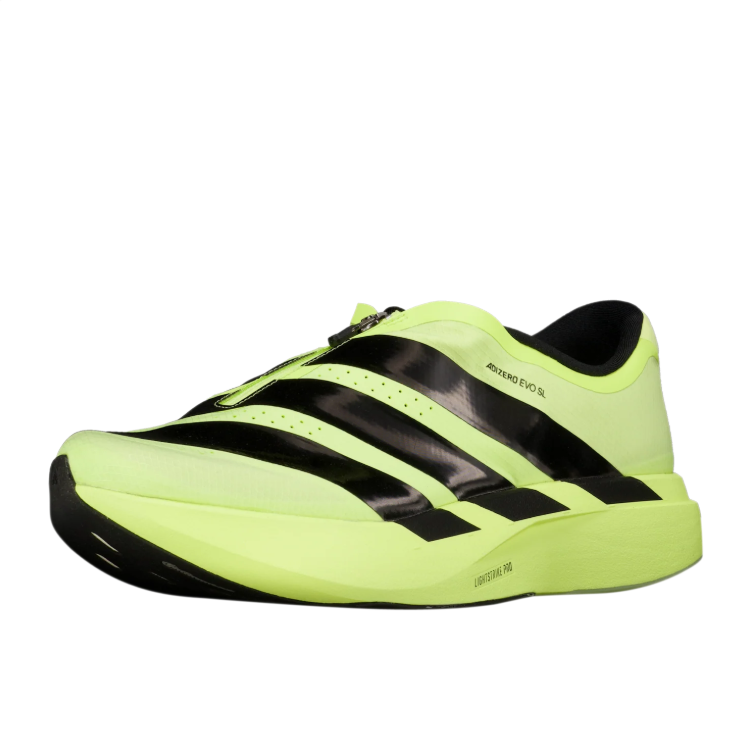 Adidas Neon Yellow & Black Low-Top Zip-Front Sneakers
