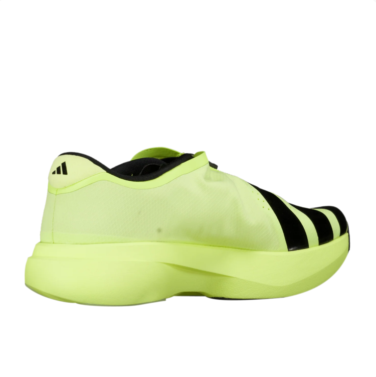 Adidas Neon Yellow & Black Low-Top Zip-Front Sneakers