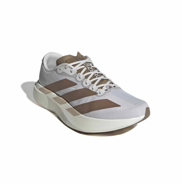 Adidas Light Grey & Taupe Low-Top Mesh Sneakers