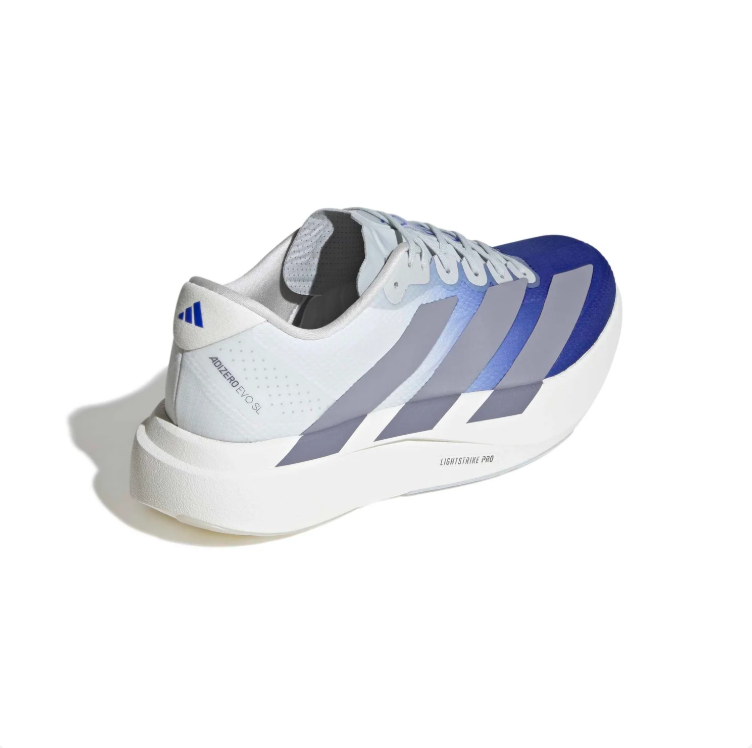 Adidas White & Royal Blue Low-Top Gradient Sneakers