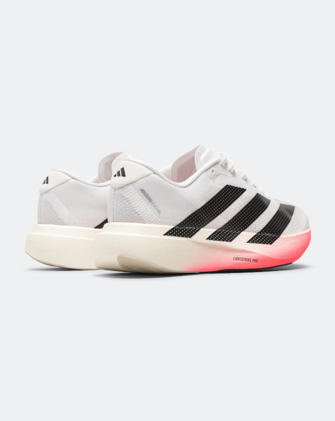 Adidas White & Black Low-Top Gradient-Sole Sneakers