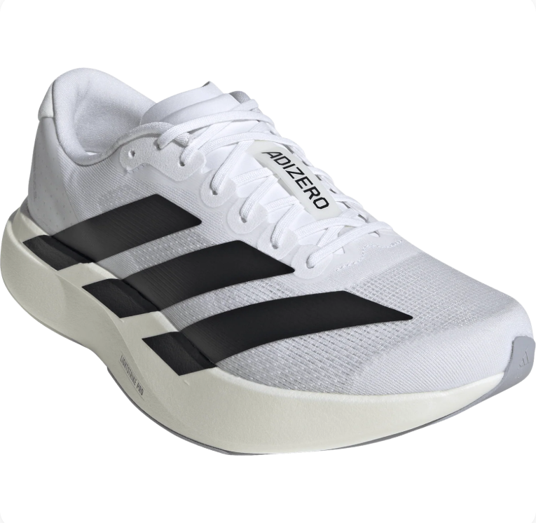 Adidas White & Black Low-Top Mesh Sneakers